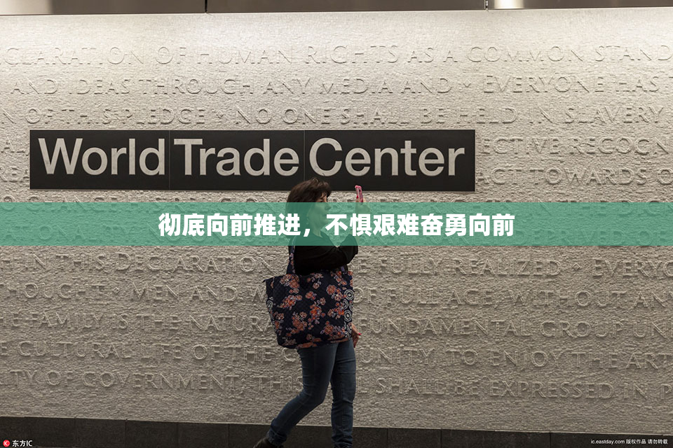 彻底向前推进，不惧艰难奋勇向前