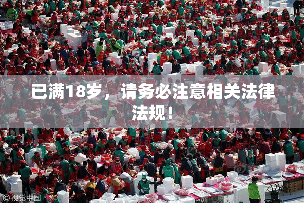 已满18岁，请务必注意相关法律法规！