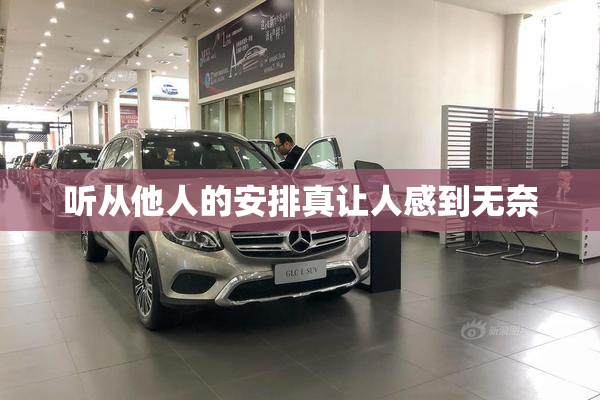 听从他人的安排真让人感到无奈