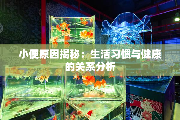 小便原因揭秘：生活习惯与健康的关系分析