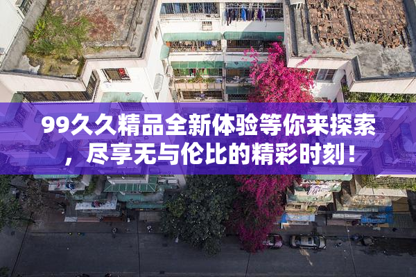 99久久精品全新体验等你来探索，尽享无与伦比的精彩时刻！