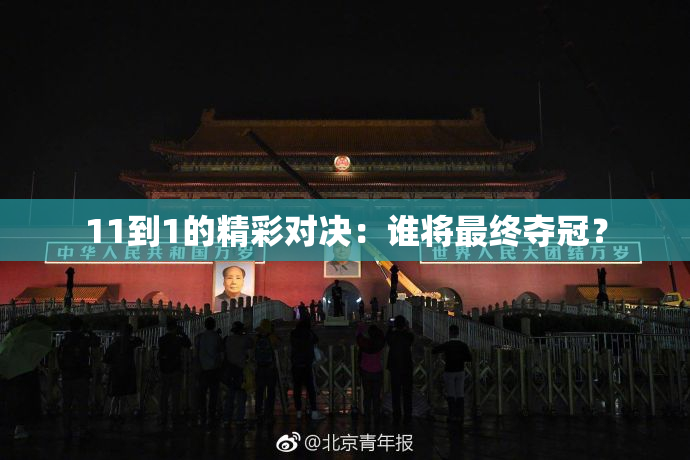 11到1的精彩对决：谁将最终夺冠？