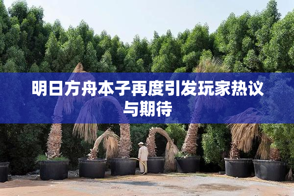明日方舟本子再度引发玩家热议与期待