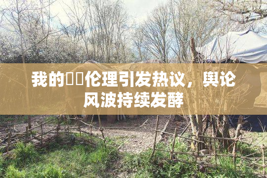 我的妺妺伦理引发热议，舆论风波持续发酵