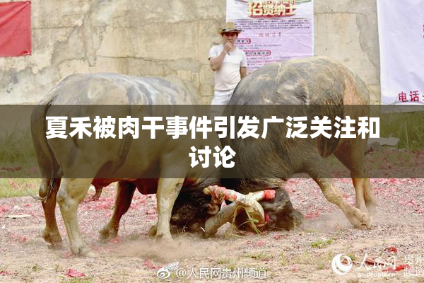 夏禾被肉干事件引发广泛关注和讨论