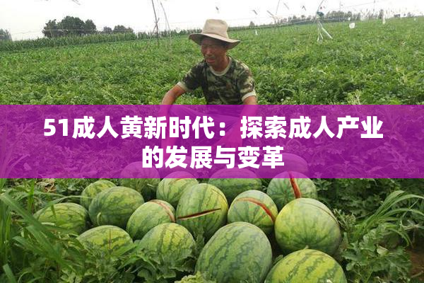 51成人黄新时代：探索成人产业的发展与变革