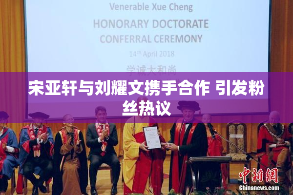 宋亚轩与刘耀文携手合作 引发粉丝热议