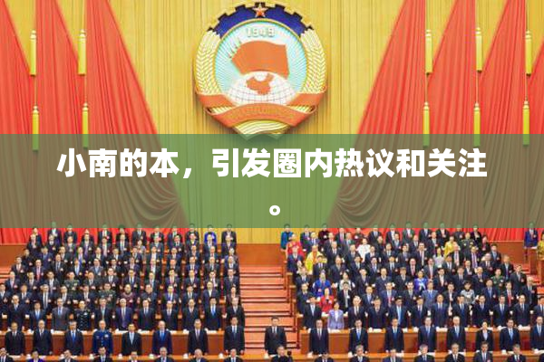 小南的本，引发圈内热议和关注。