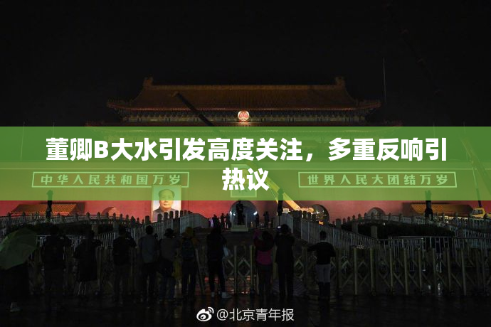 董卿B大水引发高度关注，多重反响引热议