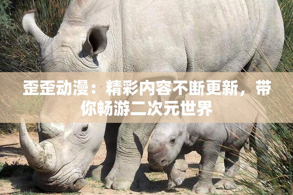 歪歪动漫：精彩内容不断更新，带你畅游二次元世界
