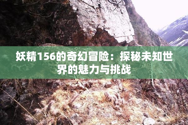 妖精156的奇幻冒险：探秘未知世界的魅力与挑战