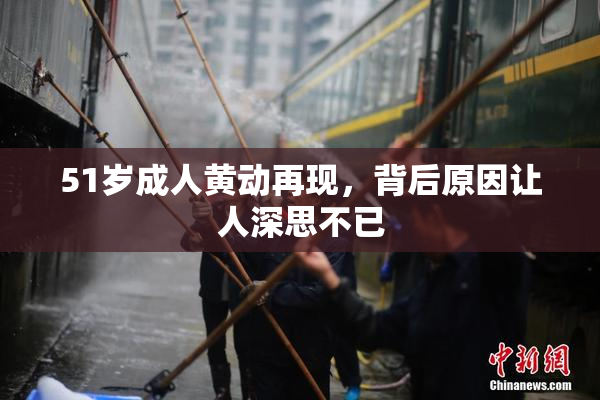 51岁成人黄动再现，背后原因让人深思不已