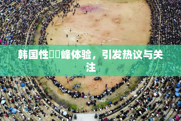 韩国性愛巔峰体验，引发热议与关注