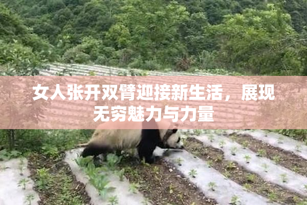 女人张开双臂迎接新生活，展现无穷魅力与力量