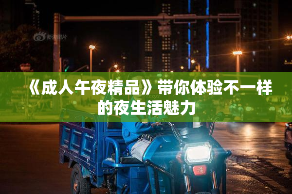 《成人午夜精品》带你体验不一样的夜生活魅力