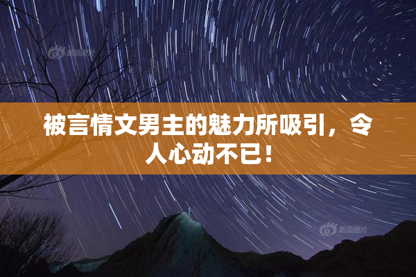 被言情文男主的魅力所吸引，令人心动不已！