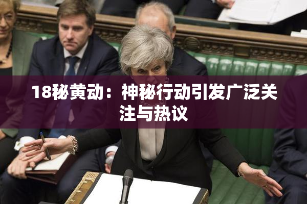 18秘黄动：神秘行动引发广泛关注与热议