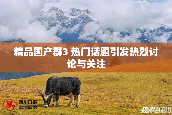 精品国产群3 热门话题引发热烈讨论与关注