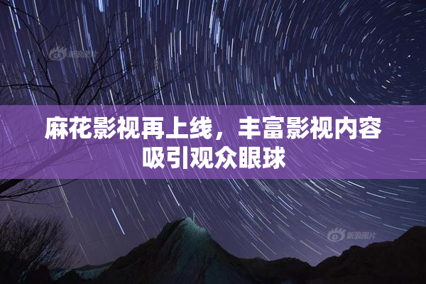 麻花影视再上线，丰富影视内容吸引观众眼球