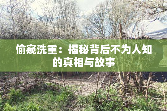 偷窥洗重：揭秘背后不为人知的真相与故事