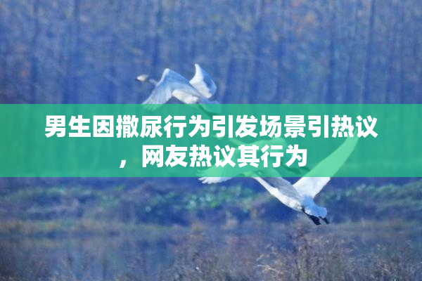 男生因撒尿行为引发场景引热议，网友热议其行为