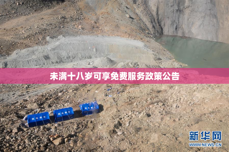 未满十八岁可享免费服务政策公告