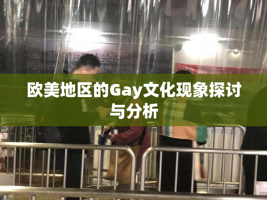 欧美地区的Gay文化现象探讨与分析