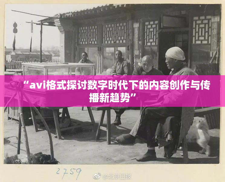 “avi格式探讨数字时代下的内容创作与传播新趋势”