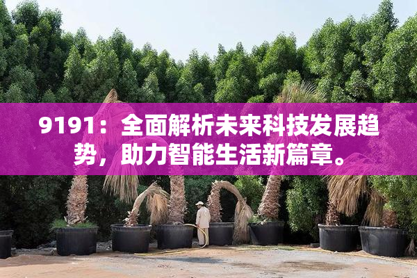 9191：全面解析未来科技发展趋势，助力智能生活新篇章。