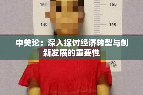 中关论:深入探讨经济转型与创新发展的重要性