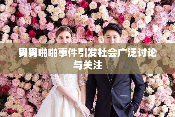 男男啪啪事件引发社会广泛讨论与关注