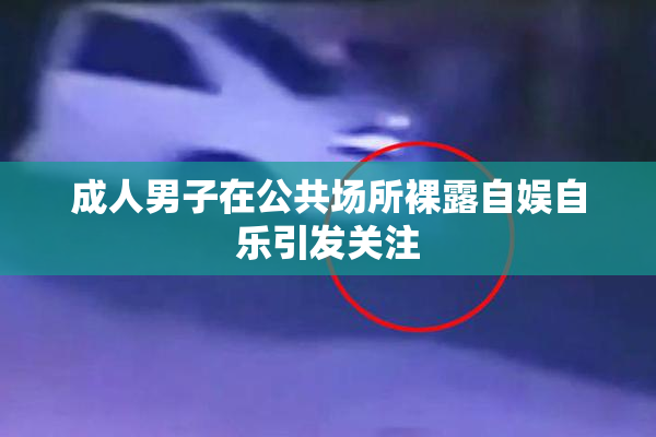 成人男子在公共场所裸露自娱自乐引发关注