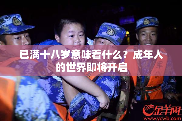 已满十八岁意味着什么？成年人的世界即将开启