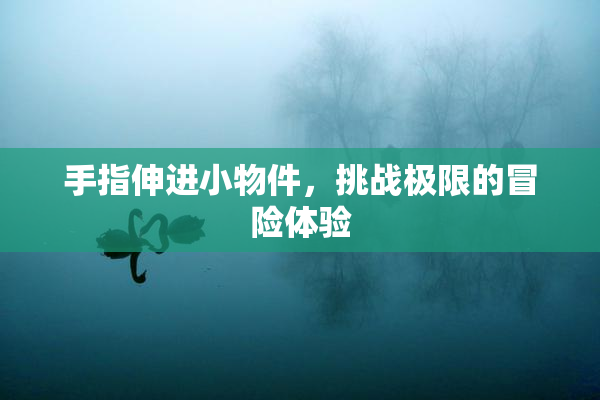 手指伸进小物件，挑战极限的冒险体验