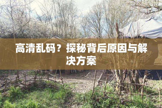 高清乱码？探秘背后原因与解决方案