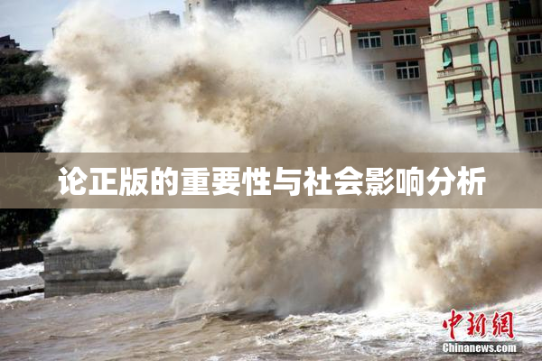 论正版的重要性与社会影响分析