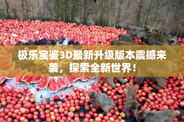 极乐宝鉴3D最新升级版本震撼来袭，探索全新世界！