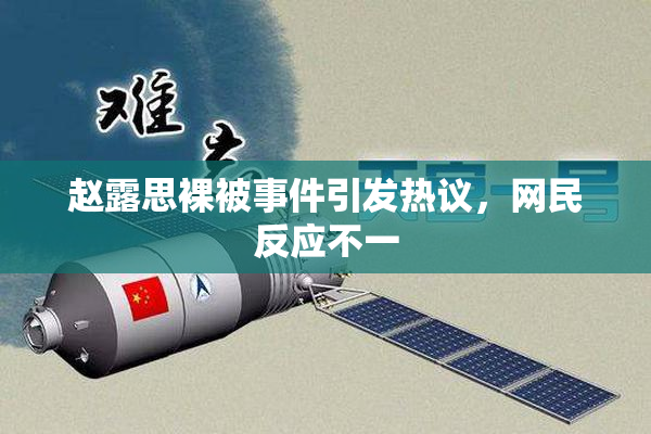 赵露思裸被事件引发热议，网民反应不一