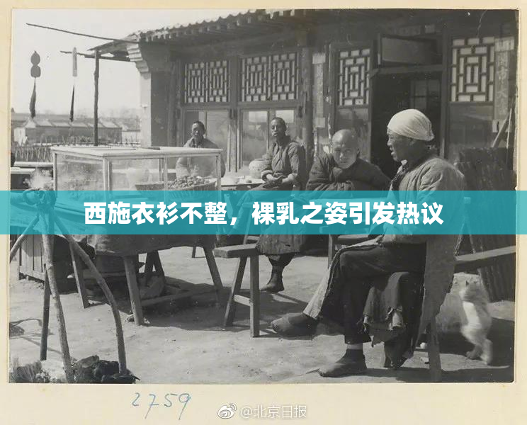 西施衣衫不整，裸乳之姿引发热议