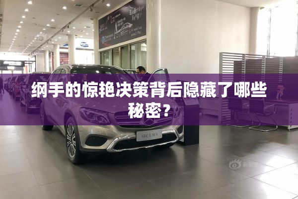 纲手的惊艳决策背后隐藏了哪些秘密？