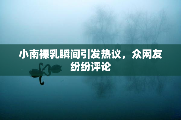小南裸乳瞬间引发热议，众网友纷纷评论