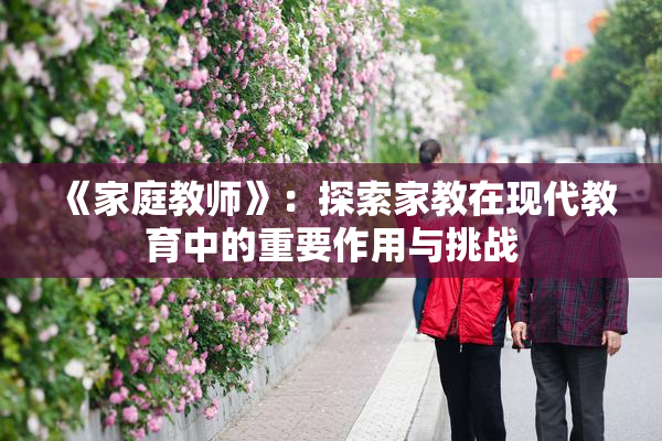 《家庭教师》：探索家教在现代教育中的重要作用与挑战