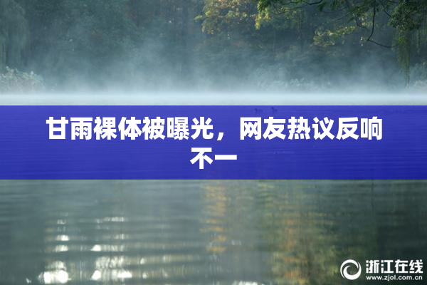 甘雨裸体被曝光，网友热议反响不一