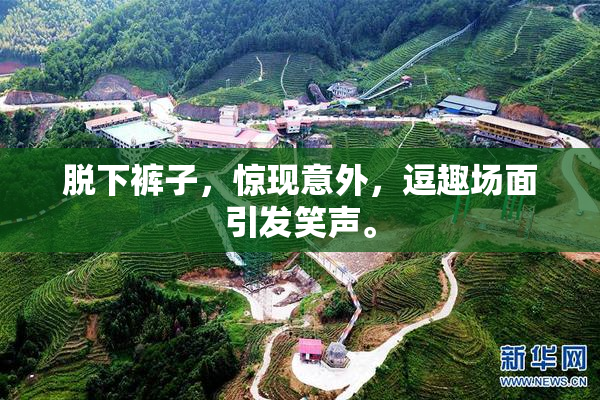 脱下裤子，惊现意外，逗趣场面引发笑声。