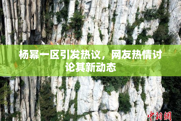 杨幂一区引发热议，网友热情讨论其新动态