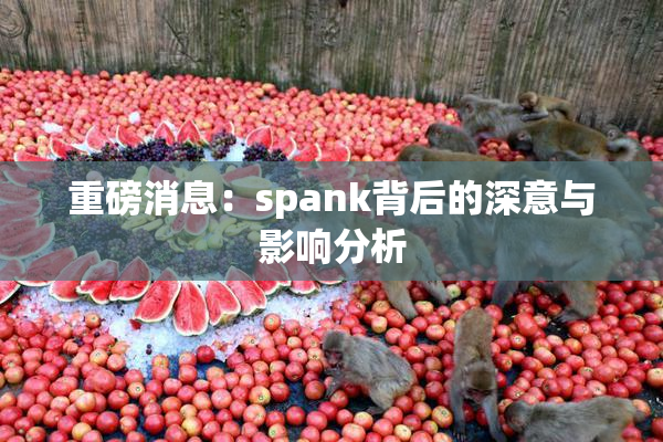 重磅消息：spank背后的深意与影响分析