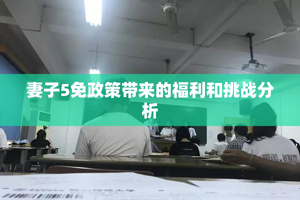 妻子5免政策带来的福利和挑战分析