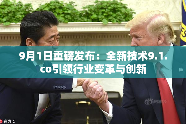 9月1日重磅发布：全新技术9.1.co引领行业变革与创新