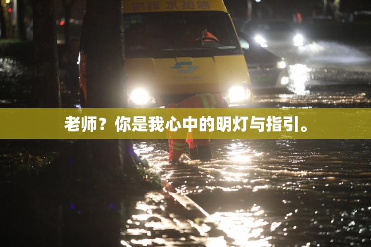 老师？你是我心中的明灯与指引。