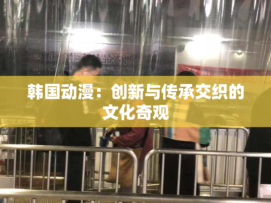 韩国动漫：创新与传承交织的文化奇观